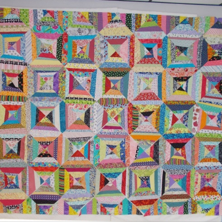 String Quilt blocks by Sandi Walton at Piecemeal Quilts