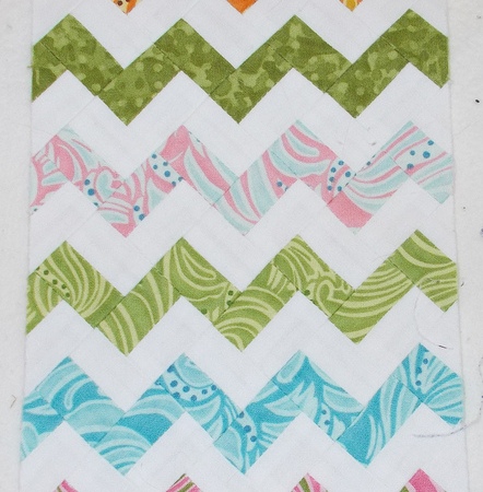 Ultra Mini Zigzag 8" by Sandi Walton at Piecemeal Quilts